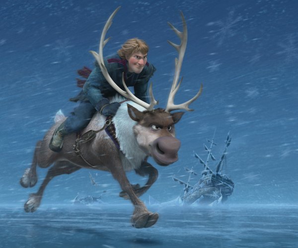 "FROZEN" (Top to Bottom) KRISTOFF and SVEN ©2013 Disney. All Rights Reserved.